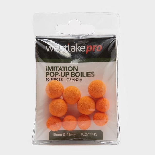 Orange Westlake Imitation Pop-up Boilie in Orange (10mm and 14mm) image 1