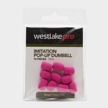 Pink Westlake Imitation Popup Dumbell 12mm Pink (10pcs)