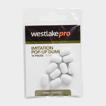 White Westlake Popup Dumbell 12mm Wht 10Pcs