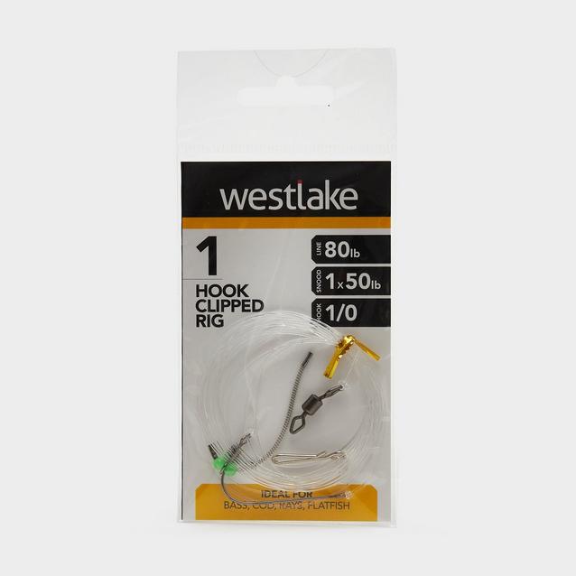 Clear Westlake 1 Hook Clipped Rig (Size 1/0) image 1
