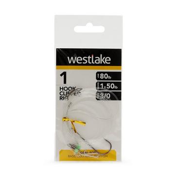 Clear Westlake 1 Hook Clipped Rig (Size 3/0)