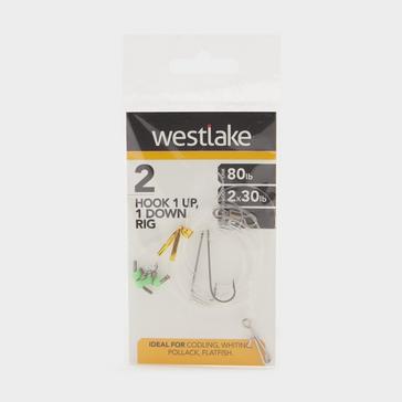 Clear Westlake 2 Hook 1Up 1Down Rig (Size 2)