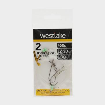 Clear Westlake 2 Hook Long Flap Rig 1Up 1Down (Size 1/0)