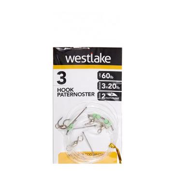 Clear Westlake 3 Hook Paternoster Rig (Size 2)