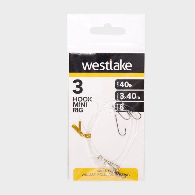 Silver Westlake 3 Hook Mini Rig 3 Up Size 8 image 1