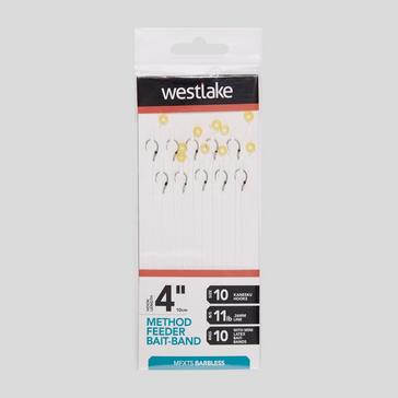 Silver Westlake Method Feeder Bait Band Rig 4” Size 10