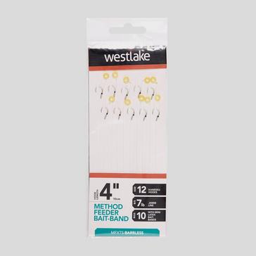 Clear Westlake Method Feeder Bait Band Rig 4” Size 12