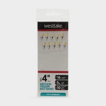 Clear Westlake Method Feeder Bait Band rig 4” Size 16