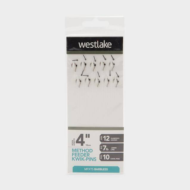 Silver Westlake Method Feeder Kwik-Pin Rigs 4” Size 12 image 1