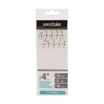 Silver Westlake Method Feeder Kwik-Pin Rigs 4” Size 12