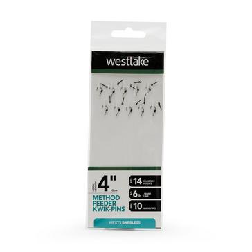 Silver Westlake Method Feeder Kwik-Pin Rigs 4” Size 14