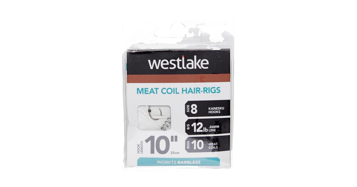 Westlake Meat Coil Hair-Rigs (Size 8)