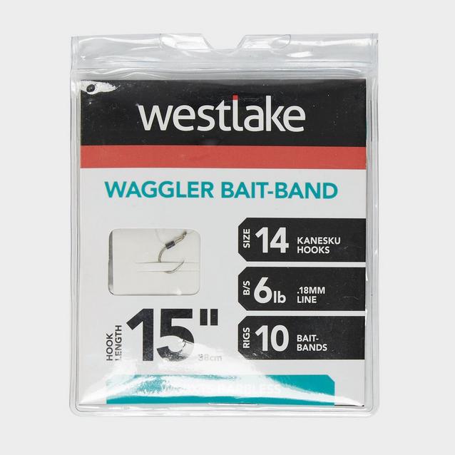 Silver Westlake Waggler Feeder Hook with Bait Band (Size 14) image 1