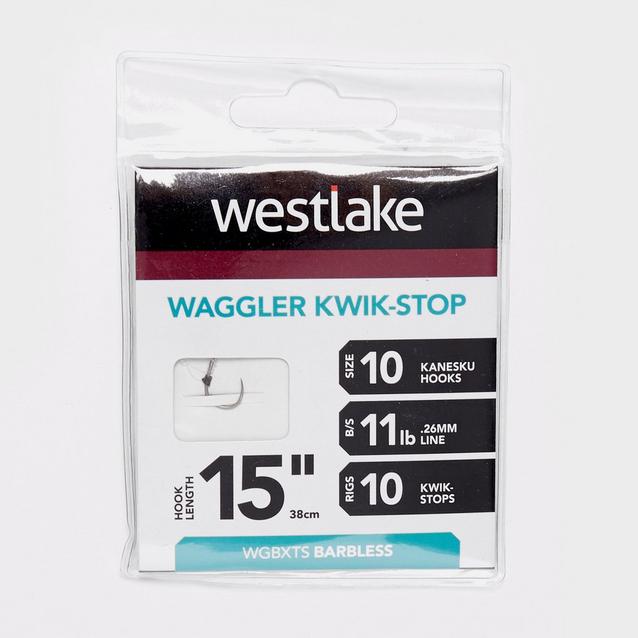 Clear Westlake Waggler Hook with Kwik-Stop (Size 10) image 1