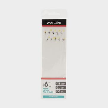 White Westlake Pellet Band Pole Rigs (Size 18)