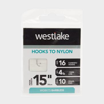White Westlake Hook to Nylon (Size 16)