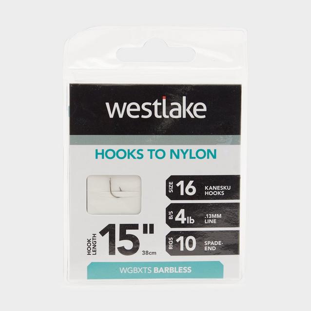 White Westlake Hook to Nylon (Size 16) image 1