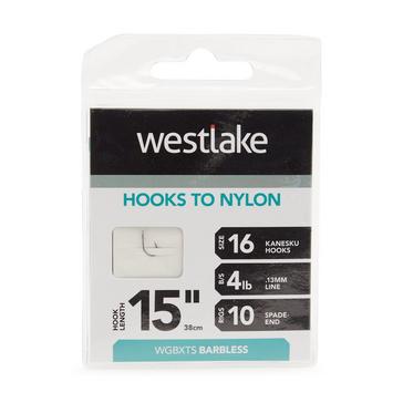 Silver Westlake Hook to Nylon (Size 16)