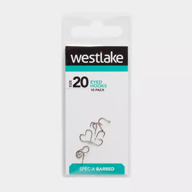 Westlake Eyed Barbless Hooks Size 20