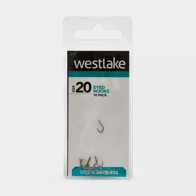 Westlake Barbless Eyed Hooks (Size 20)
