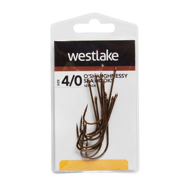 Silver Westlake O'Shaughnessy Sea Hooks (Size 4/0)