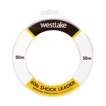 White Westlake Shock Leader (60lb)