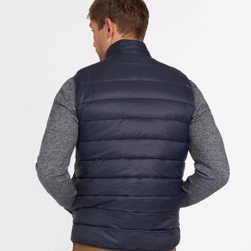 Blue Barbour Mens Bretby Quilted Gilet Navy