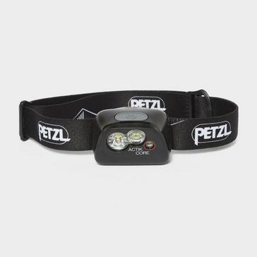 BLACK Petzl Actik CORE Headlamp