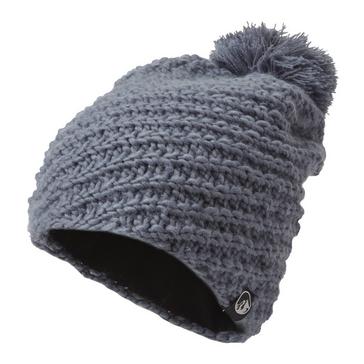 Grey North Ridge Women's Hand Knitted Beanie