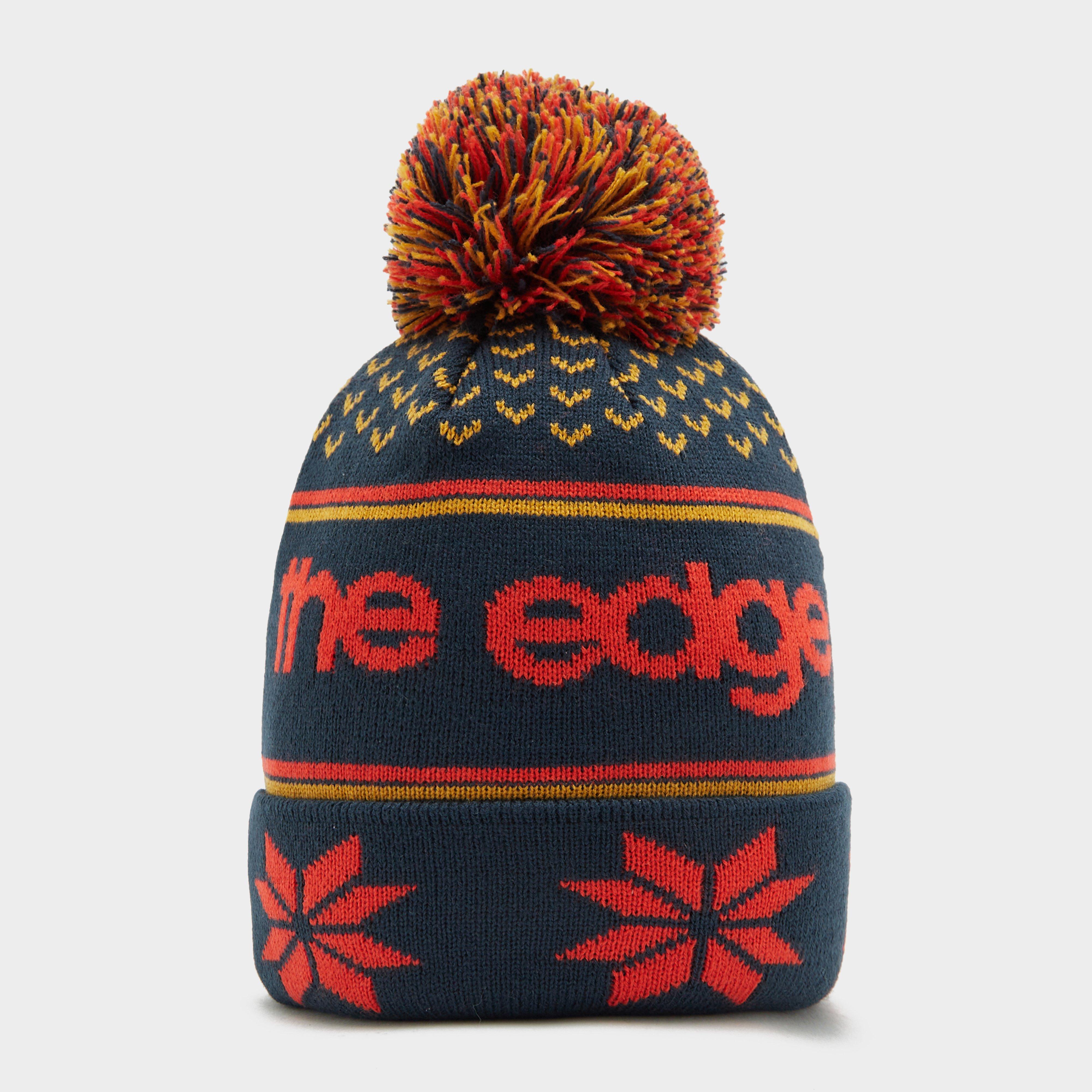 mens cream bobble hat