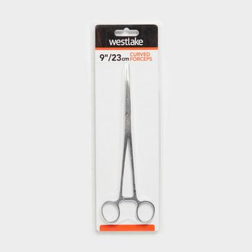 Silver Westlake Curved Forceps (22cm)