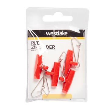 Clear Westlake 2Pk Red Zip Slider