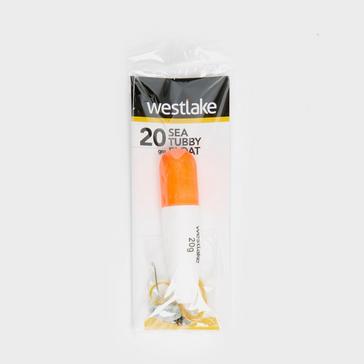 White Westlake 100mm Sea Tubby Float Red