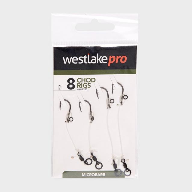 Clear Westlake Chod Rig Micro-barbed Size 4 4pcs image 1