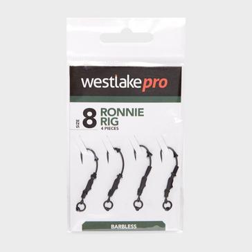Black Westlake Barbless Ronnie Rig (Size 8)