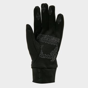 Black Sealskinz Water Repellent All-Weather Gloves Black