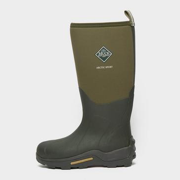 Green Muck Boots Mens Arctic Sport Tall Boots Moss Green