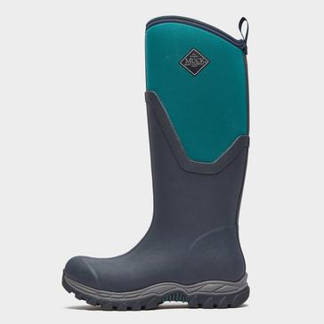 Multi Muck Boots Womens Arctic Sport II Tall Boots Navy Spruce