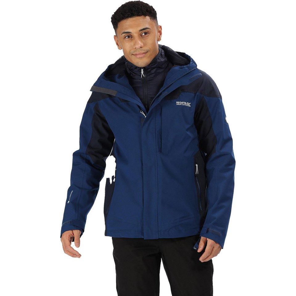 Men's wentwood iv waterproof 3 in 1 jacket black online