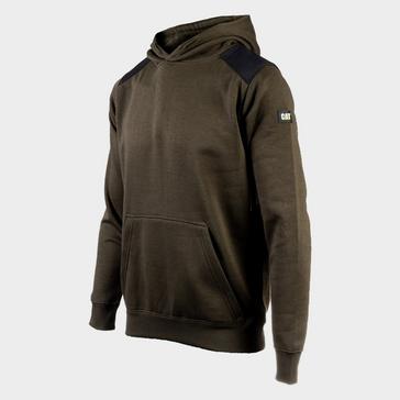 Green CATERPILLAR Men's Essentials Hooded Sweatshirt