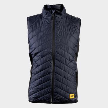 Blue CATERPILLAR Men's Trades Hybrid Body Warmer