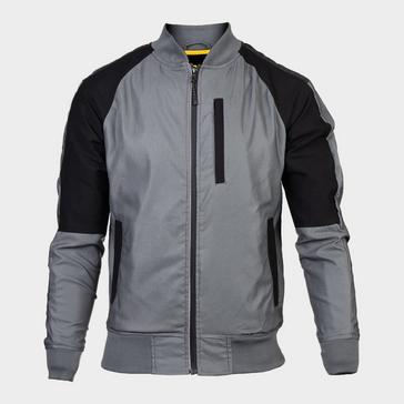 Grey CATERPILLAR Men's Trades Bomber Jacket