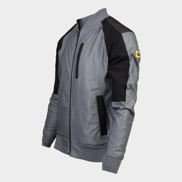 Grey CATERPILLAR Men's Trades Bomber Jacket