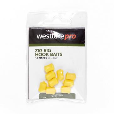YELLOW Westlake Artificial Zig Rig 8mm Yellow