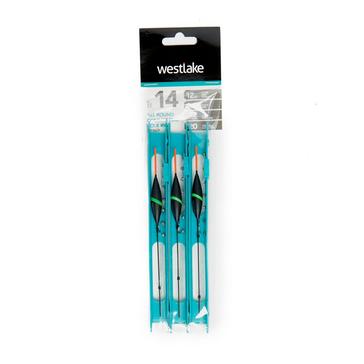 Black Westlake All Round Commercial Pole Rigs (Pack of 3) (Size 14)