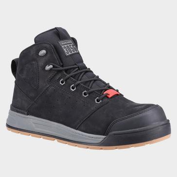 Black Hard Yakka Men's 3056 Lace Zip Safety Boot