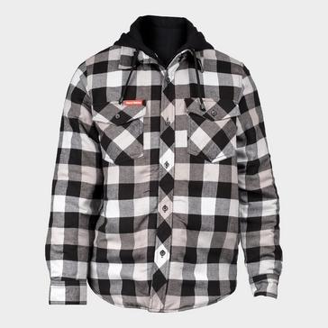 Grey Hard Yakka Men's Quilted Flannel Shacket