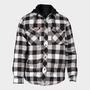Grey Hard Yakka Men's Quilted Flannel Shacket