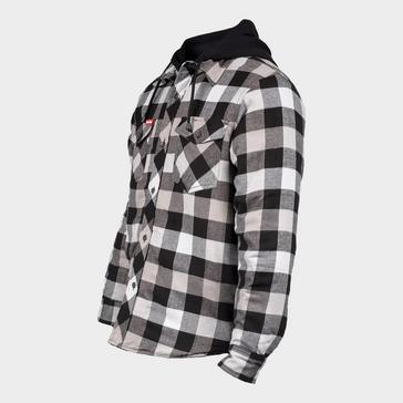Grey Hard Yakka Men's Quilted Flannel Shacket