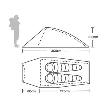 Red Berghaus Cheviot 2 Tent
